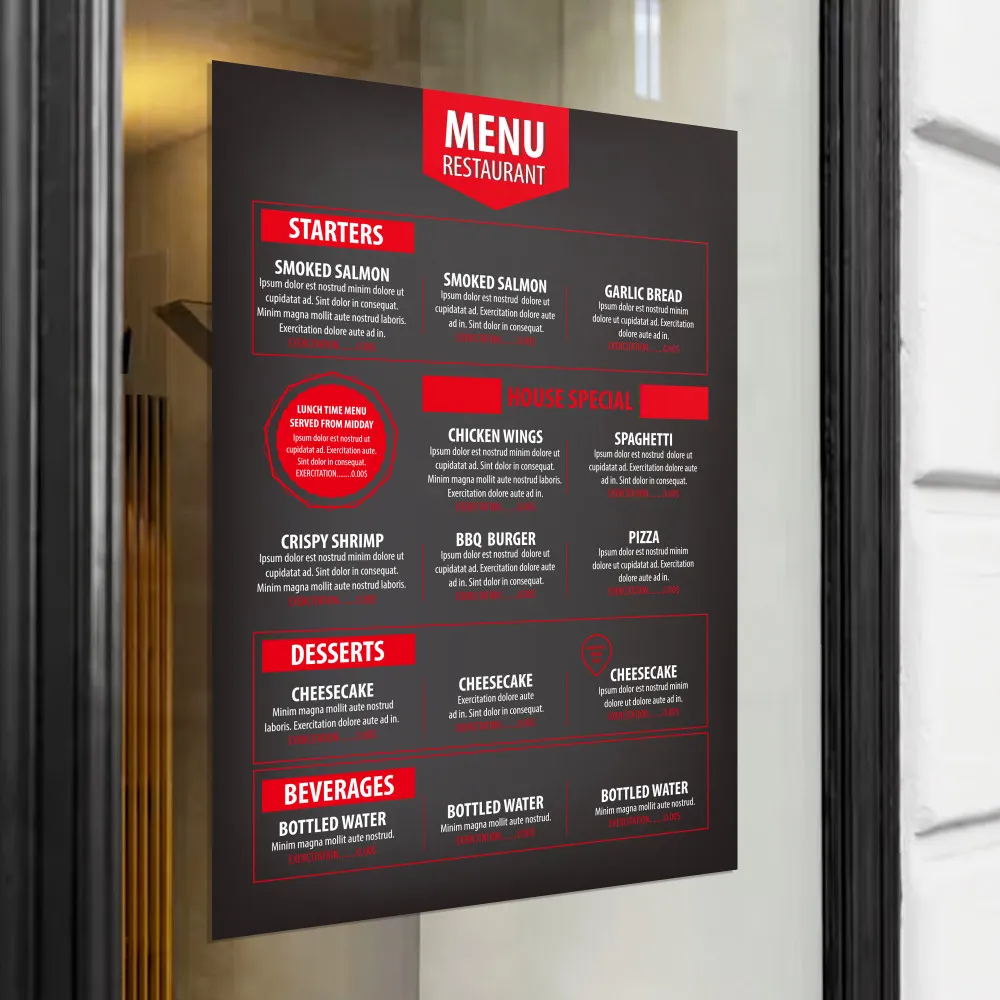 AV 7 – Premium Window Cling