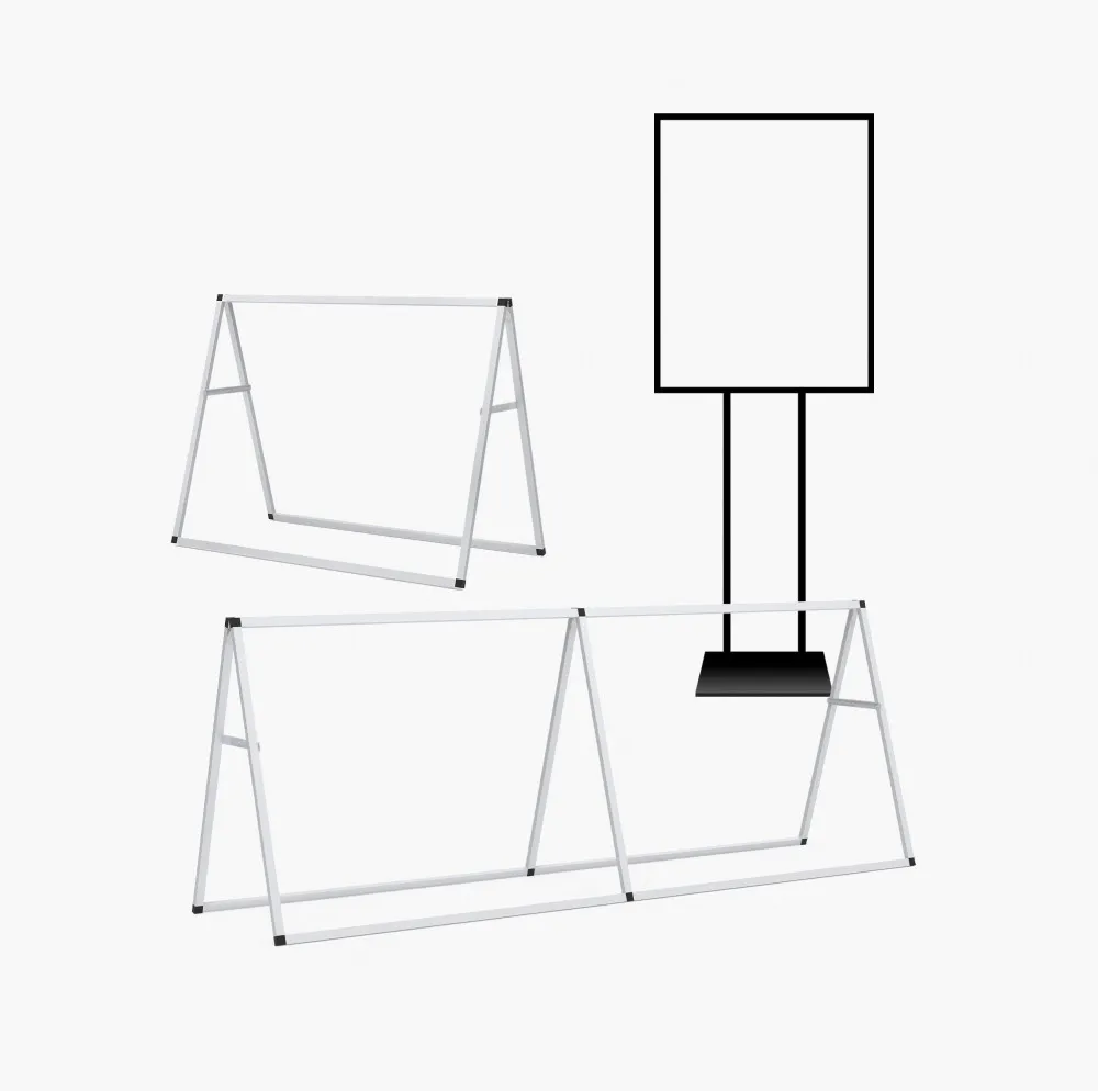 A Frame and Sign Holder Hardware